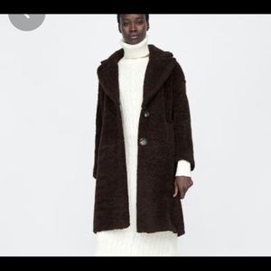 Zara Faux Fur Coat